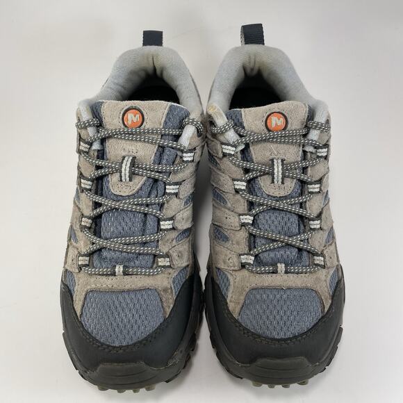 Merrell Moab Ventilator Low Hiking Boots Womens Size 6.5 Gray Suede Vibram - Picture 10 of 10